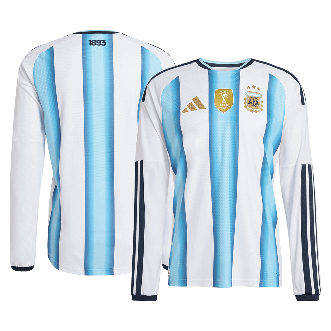Argentina Home Long Sleeve Soccer Jersey 2026 - Image 3