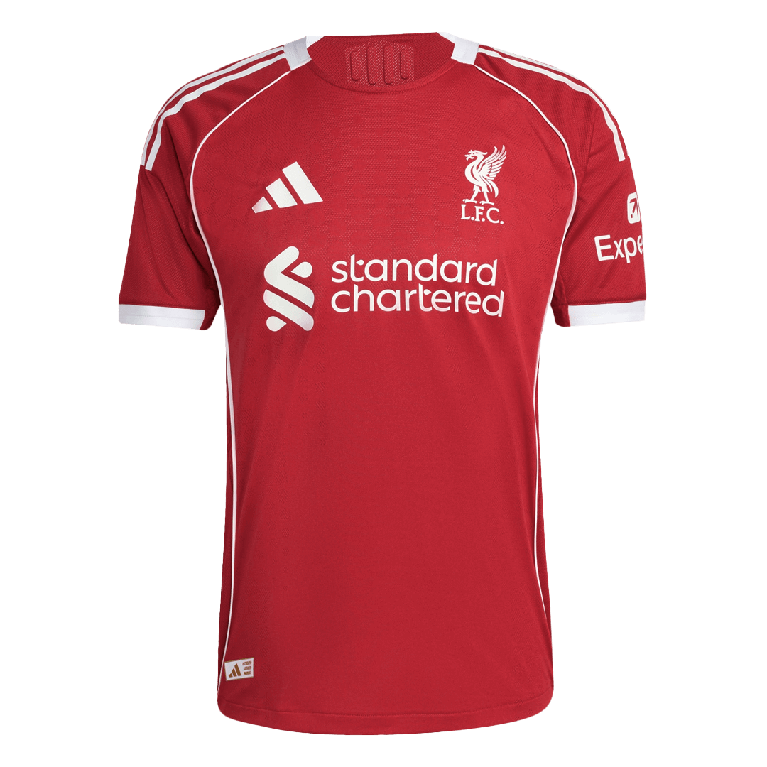 SZOBOSZLAI #8 Liverpool Home Soccer Jersey 2025/26 Player Version - Image 4