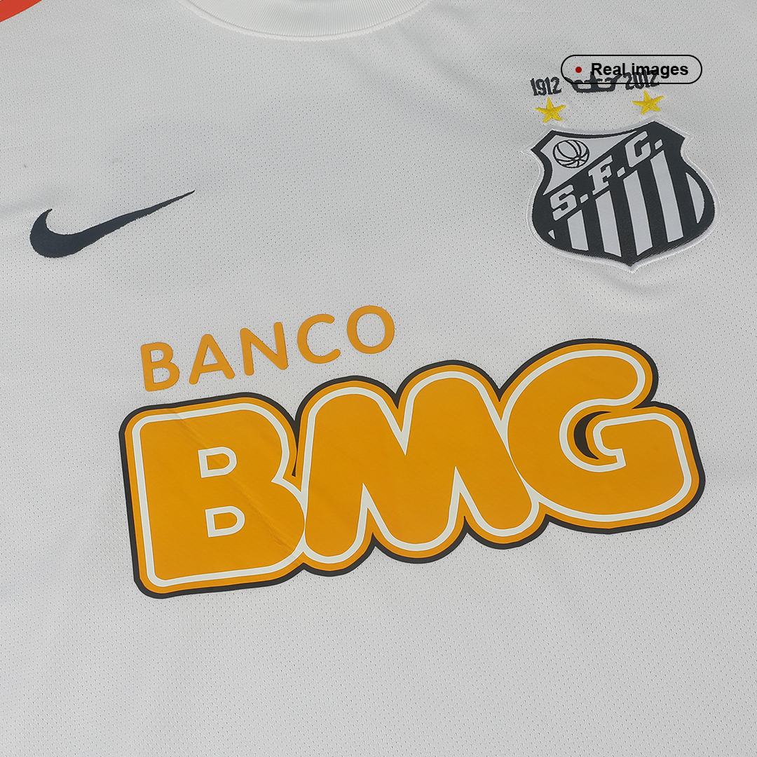 Retro NEYMAR JR #11 2012 Santos FC Home Soccer Jersey - Image 7