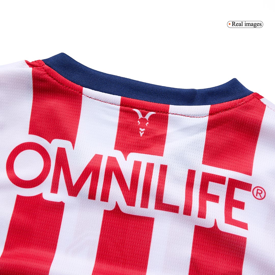 Kid's Chivas Home Soccer Jersey Kit(Jersey+Shorts) 2024/25 - Image 11