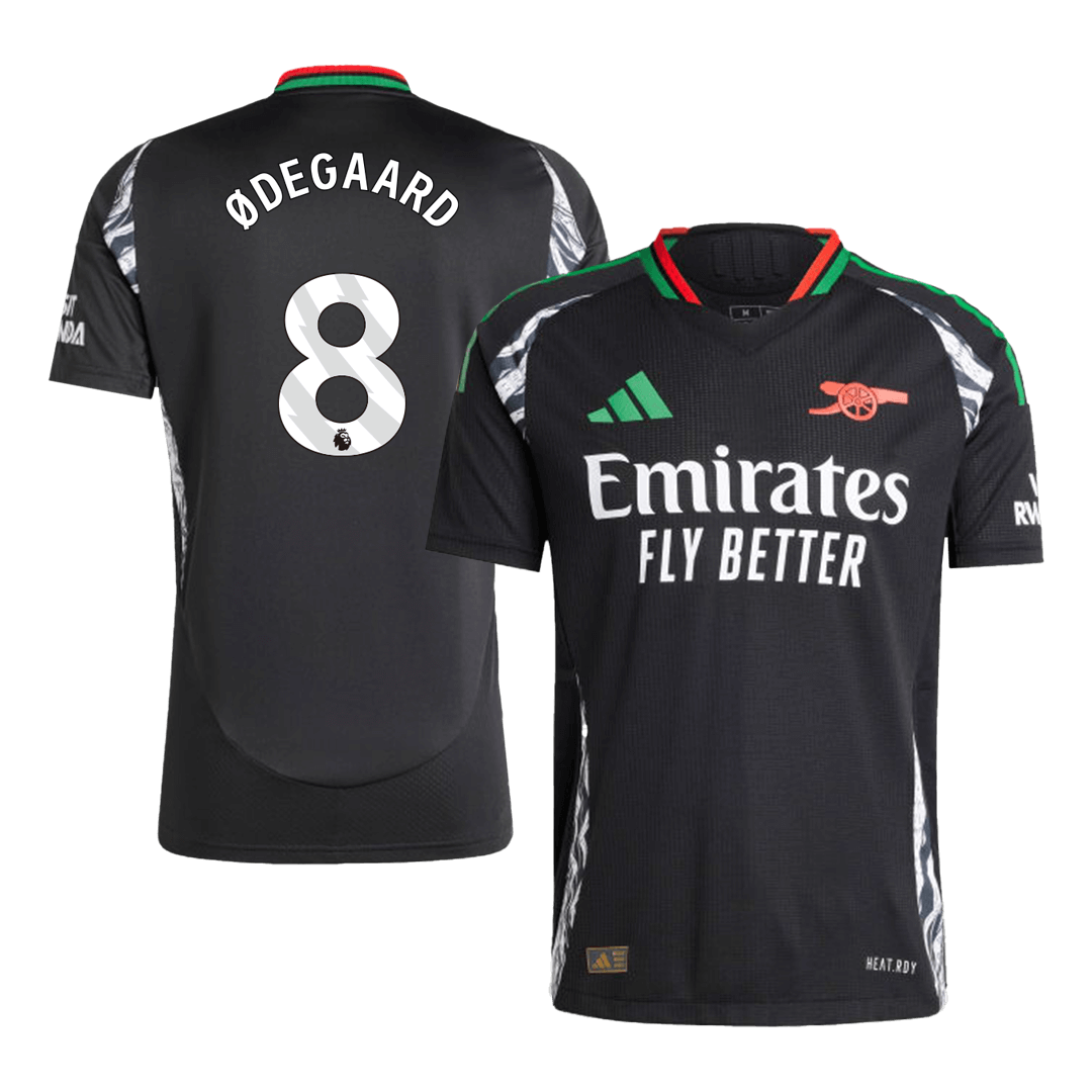 ØDEGAARD #8 Arsenal Away Soccer Jersey 2024/25 Player Version