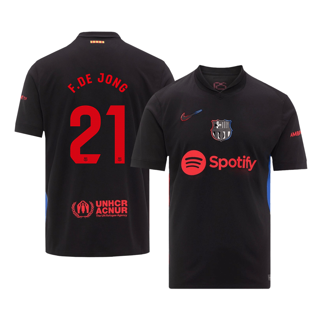 F.DE JONG #21 Barcelona Away Soccer Jersey 2024/25