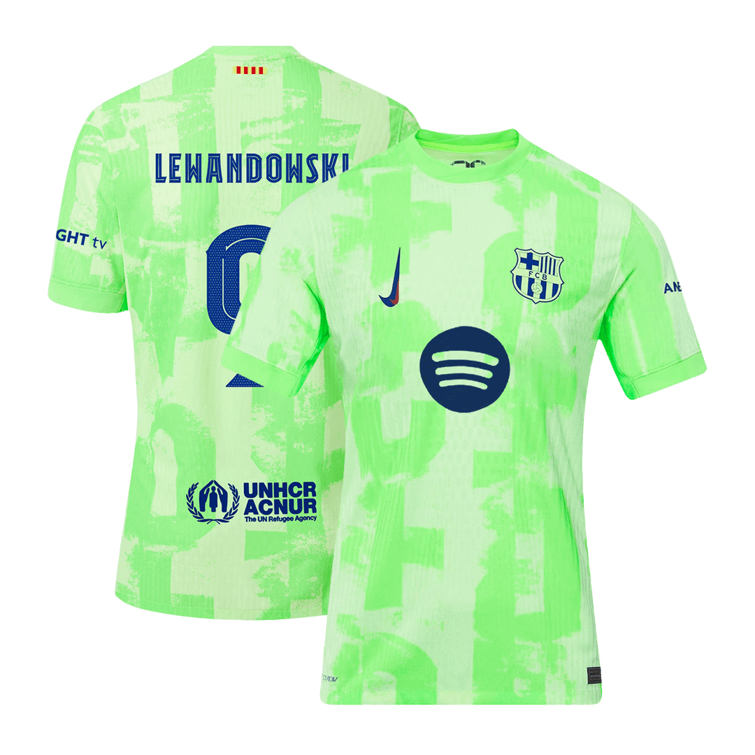 LEWANDOWSKI #9 Barcelona Third Away Soccer Jersey 2024/25 Player Version