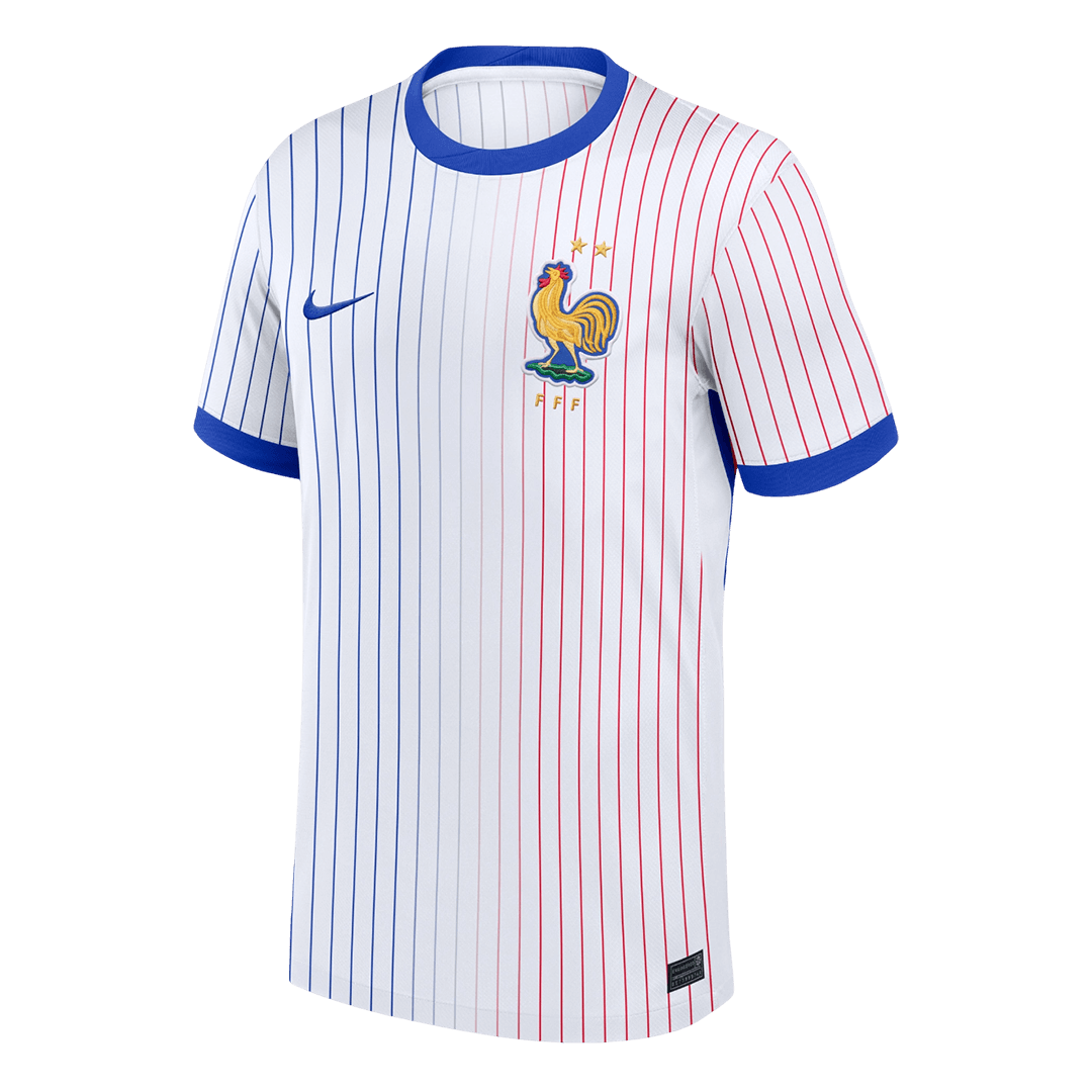 France Away Soccer Jersey Euro 2024