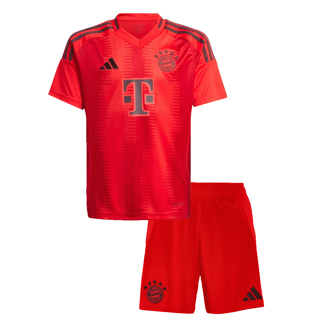 Kid's Bayern Munich Home Soccer Jersey Kit(Jersey+Shorts) 2024/25