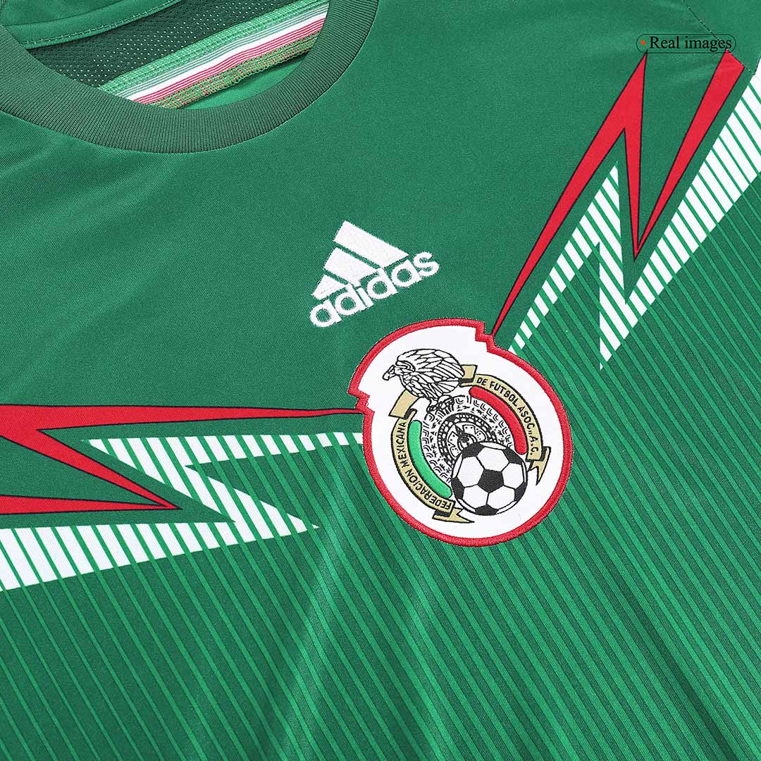 Retro 2014 Mexico Home Soccer Jersey - Image 5