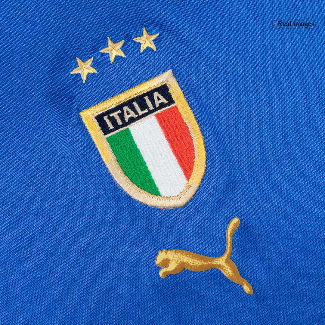 Retro 2004 Italy Home Soccer Jersey - Image 6