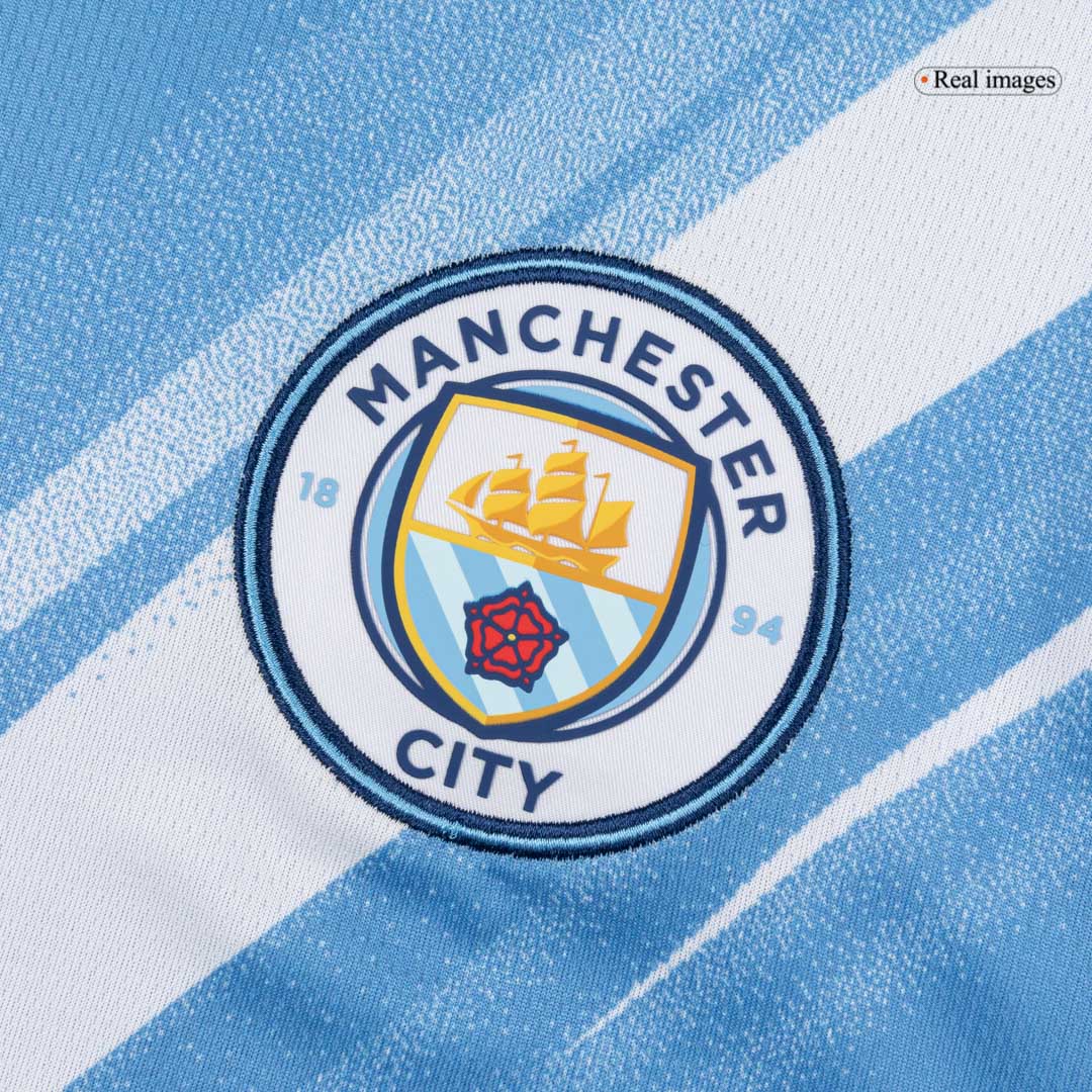 REIJNDERS #4 Manchester City Home Soccer Jersey 2025/26 - Image 5