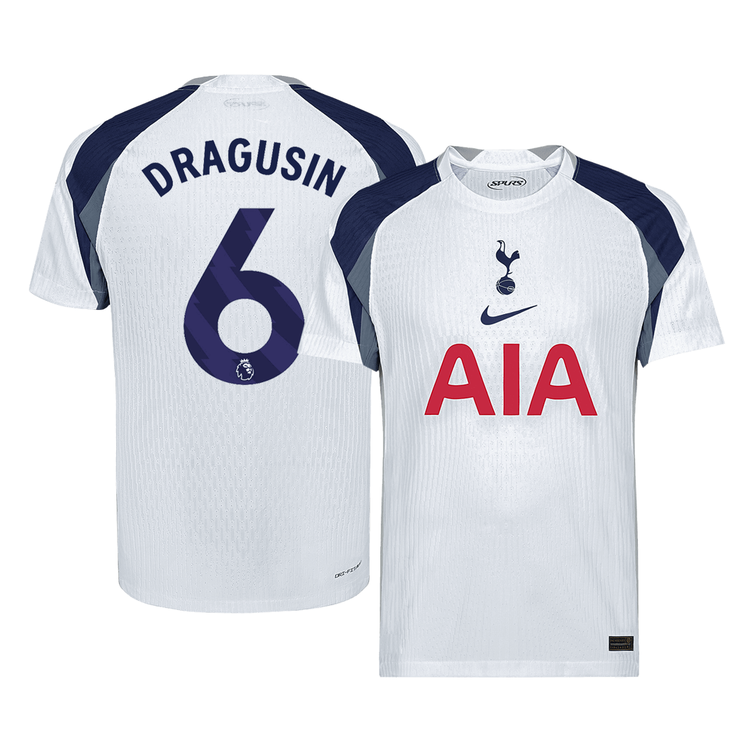 DRAGUSIN #6 Tottenham Hotspur Home Soccer Jersey 2025/26 Player Version