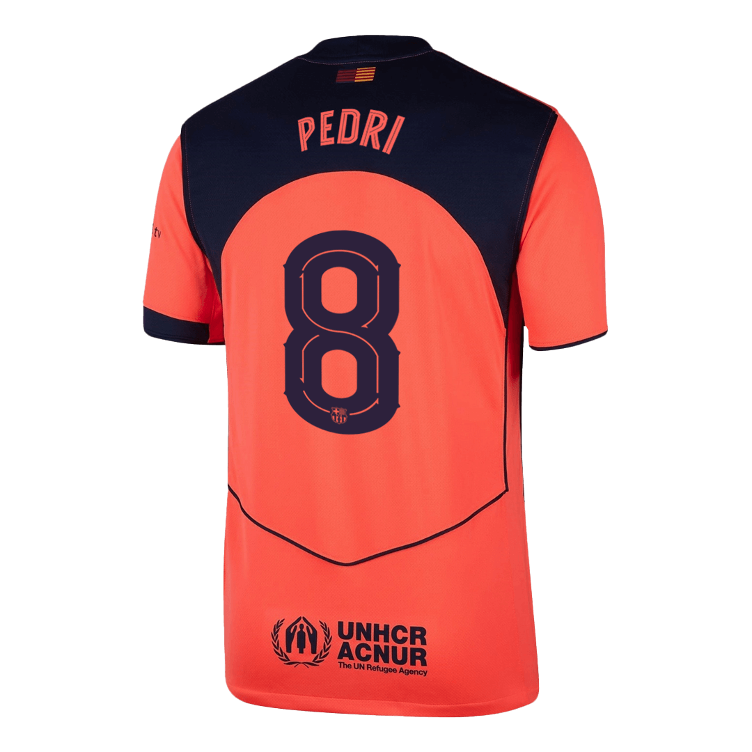 PEDRI #8 Barcelona Third Away Soccer Jersey 2025/26 -UCL - Image 3