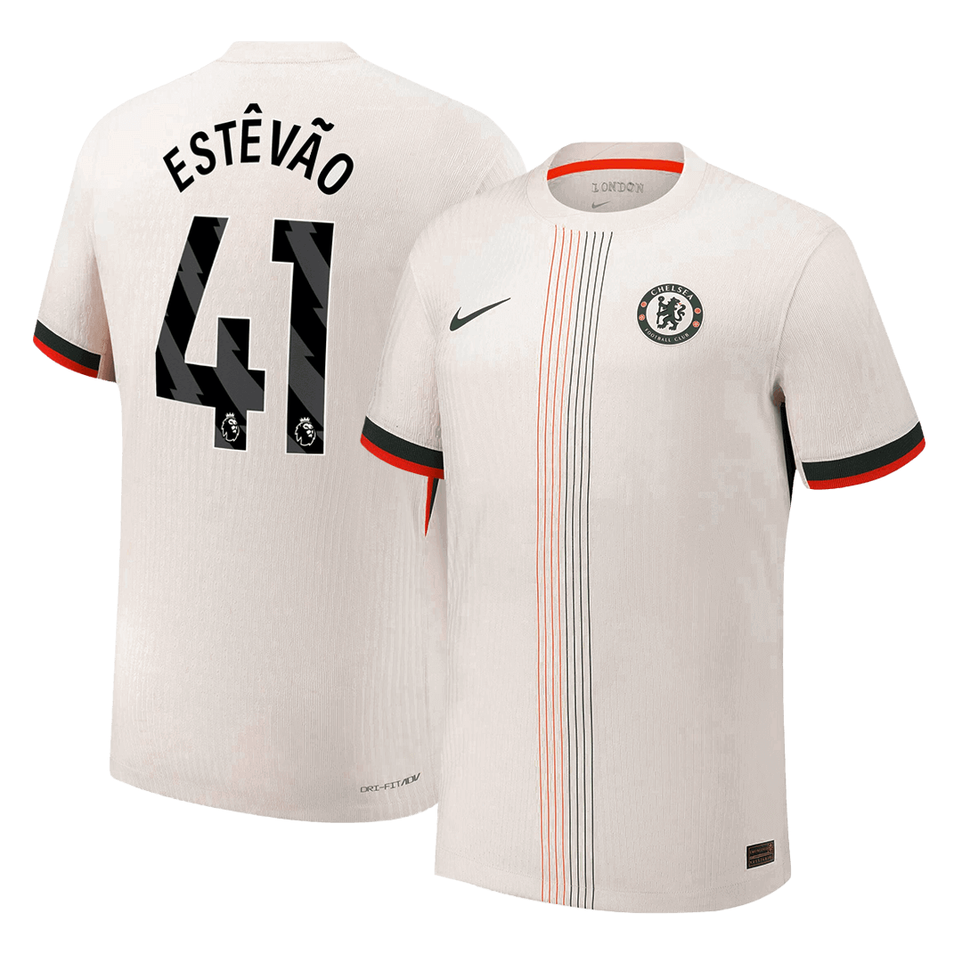 ESTÊVÃO #41 Chelsea Away Soccer Jersey 2025/26 Player Version