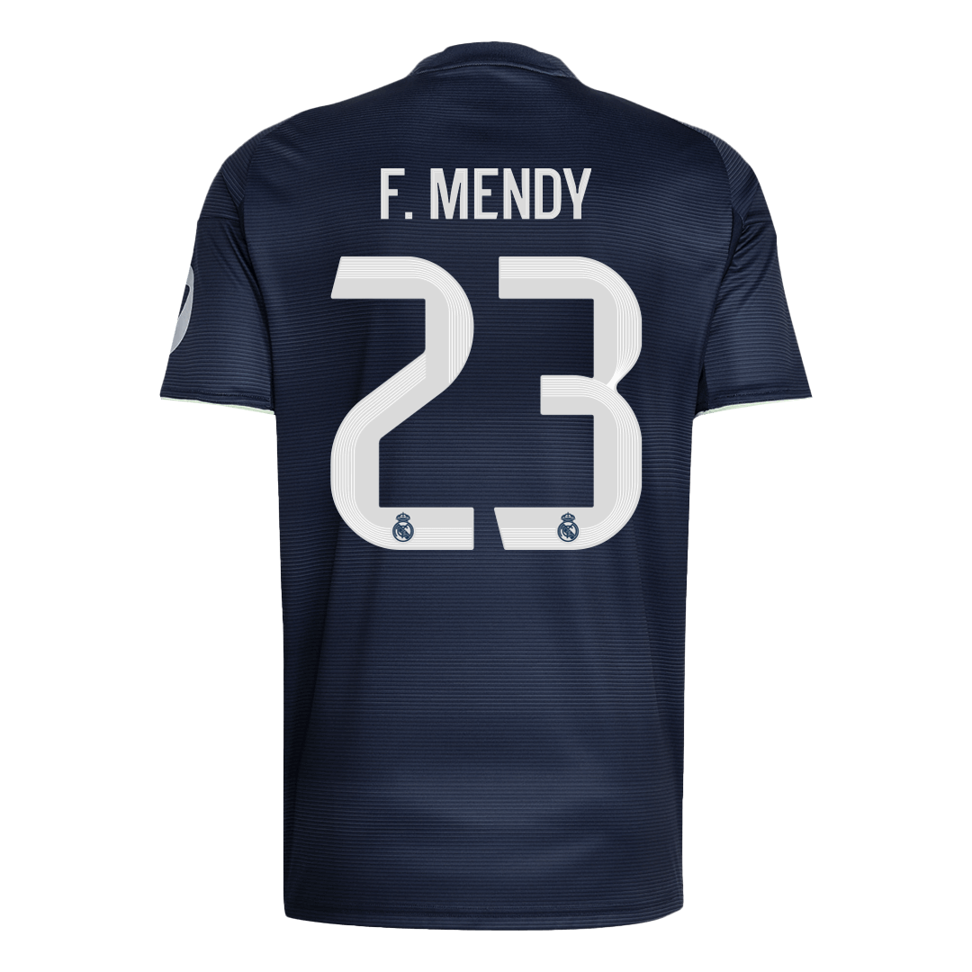 F.MENDY #23 Real Madrid Away Soccer Jersey 2025/26 - Image 3