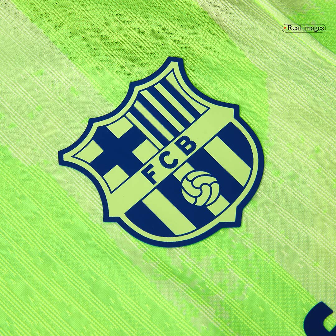 F.DE JONG #21 Barcelona Third Away Soccer Jersey 2024/25 - UCL Player Version - Image 3