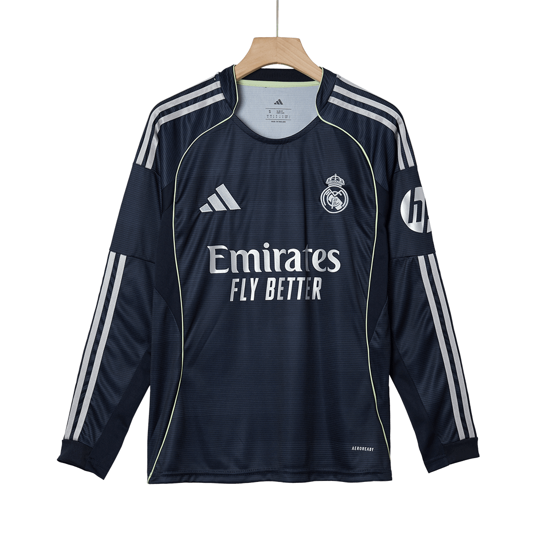 Real Madrid Away Long Sleeve Soccer Jersey 2025/26 - Image 5