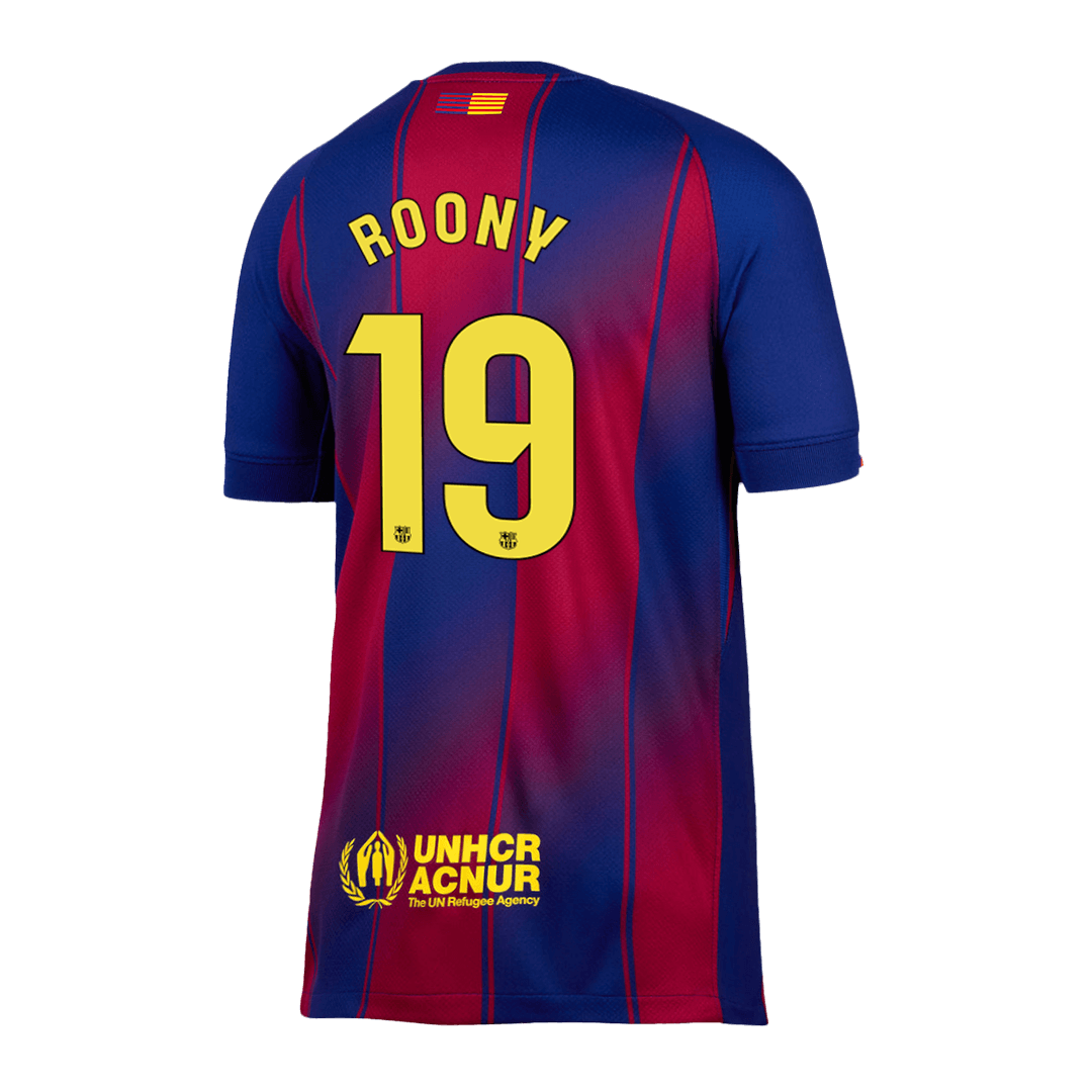 ROONY #19 Barcelona Home Soccer Jersey 2025/26 - Image 3
