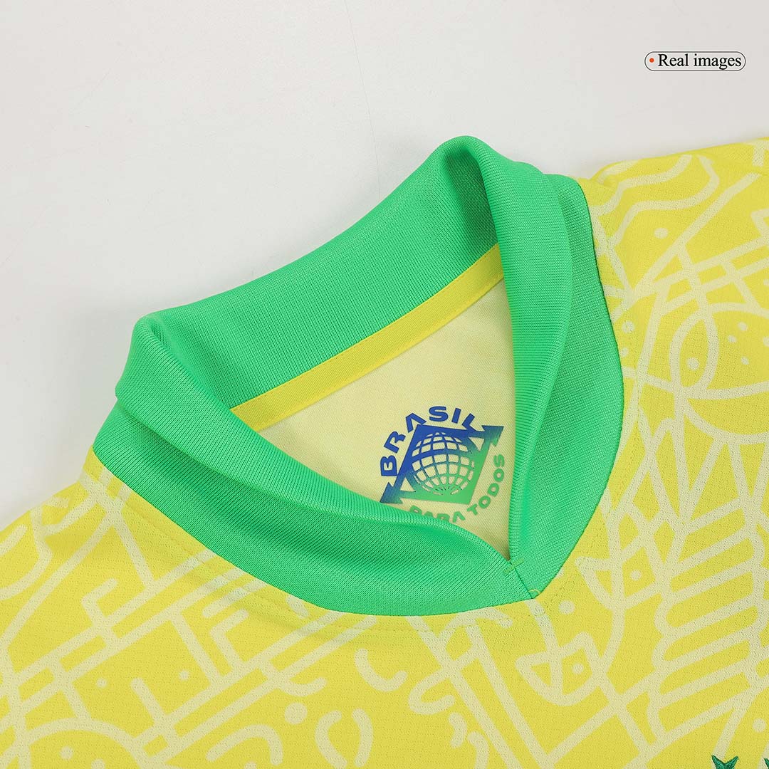 NEYMAR JR #10 Brazil Home Soccer Jersey 2024 - Image 2