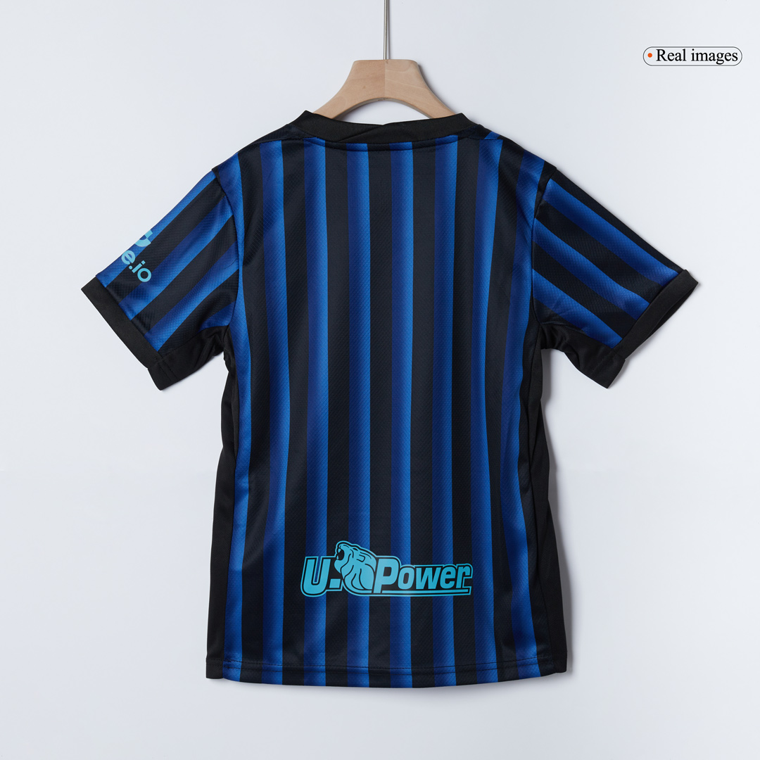 Kid's Inter Milan Home Soccer Jersey Kit(Jersey+Shorts+Socks) 2025/26 - Image 4