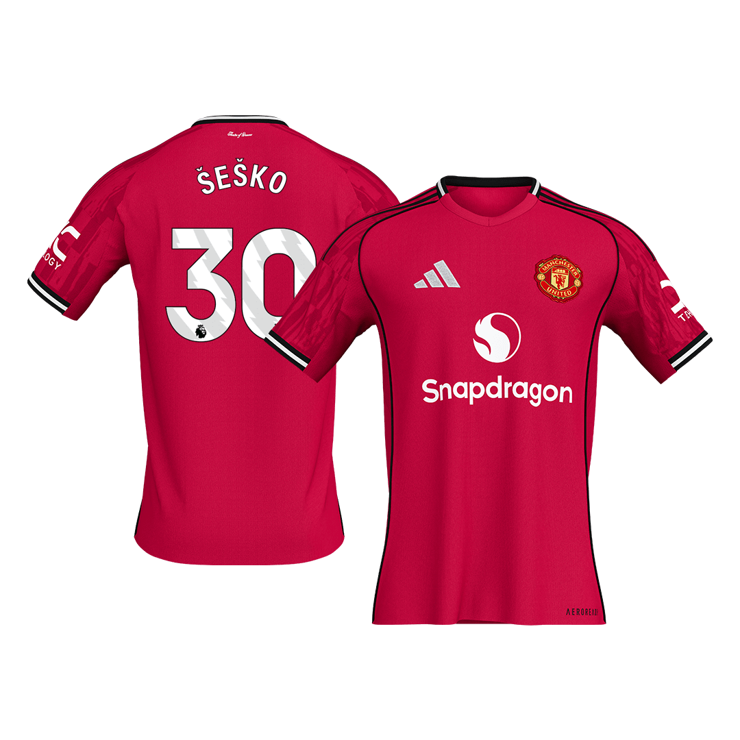 MOUNT #7 Manchester United Home Soccer Jersey 2025/26 - Image 3