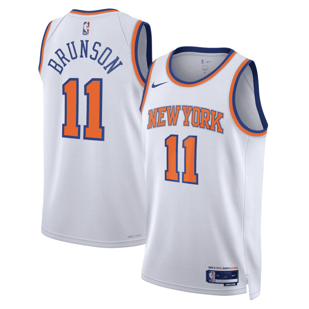 New York Knicks BRUNSON #11 Swingman NBA Jersey - Association Edition