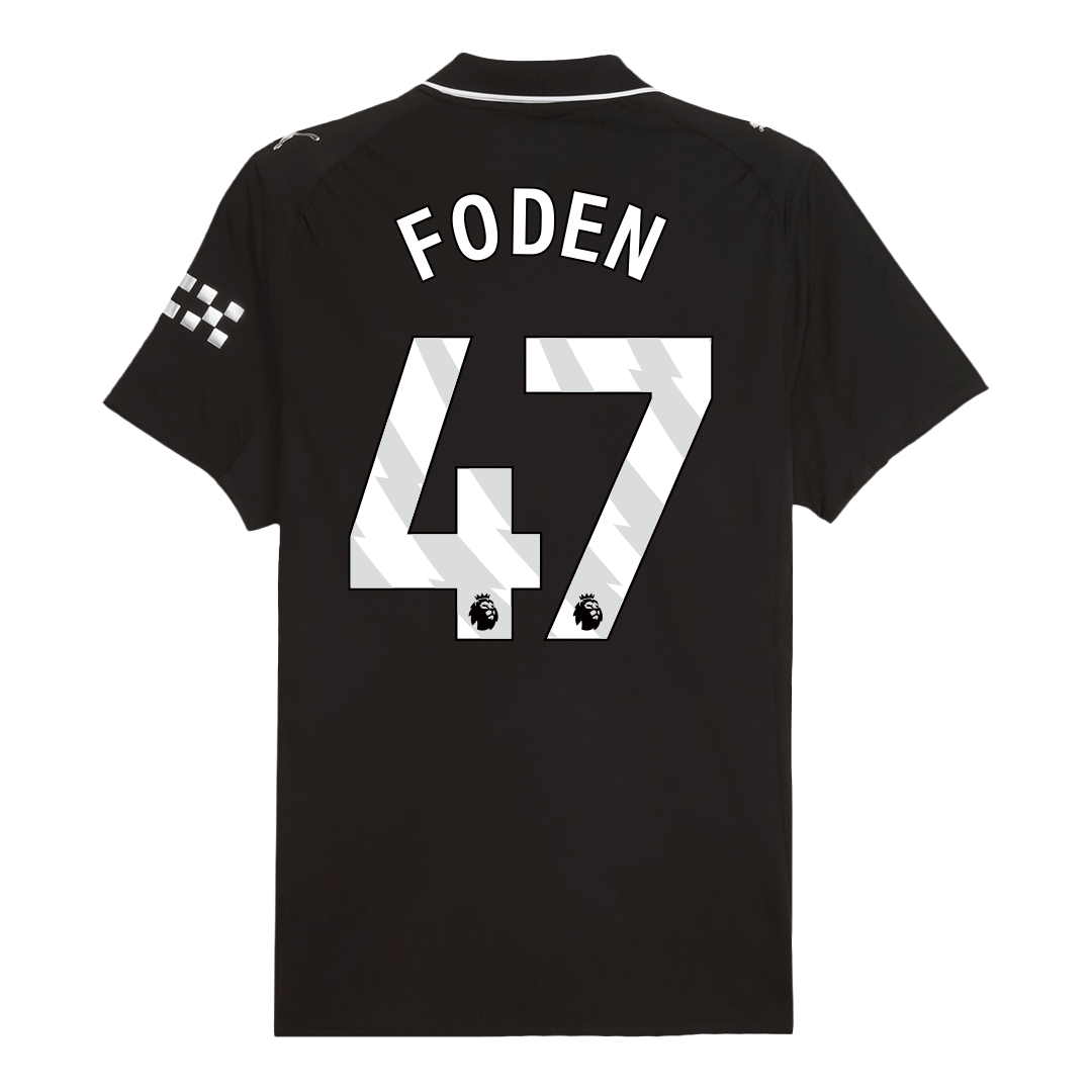 FODEN #47 Manchester City Away Soccer Jersey 2025/26 Player Version - Image 3