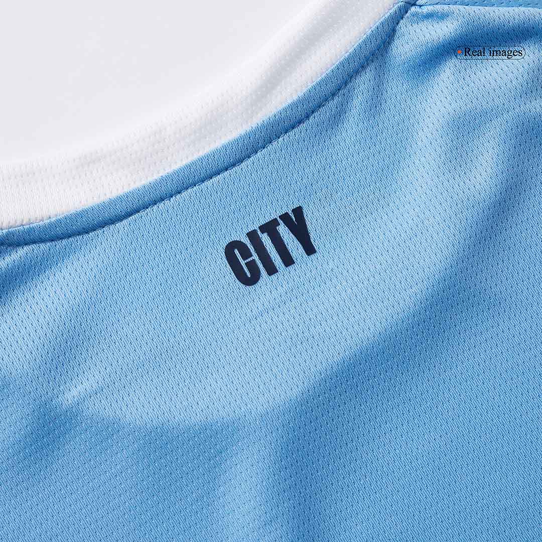 Manchester City Home Long Sleeve Soccer Jersey 2025/26 - Image 14