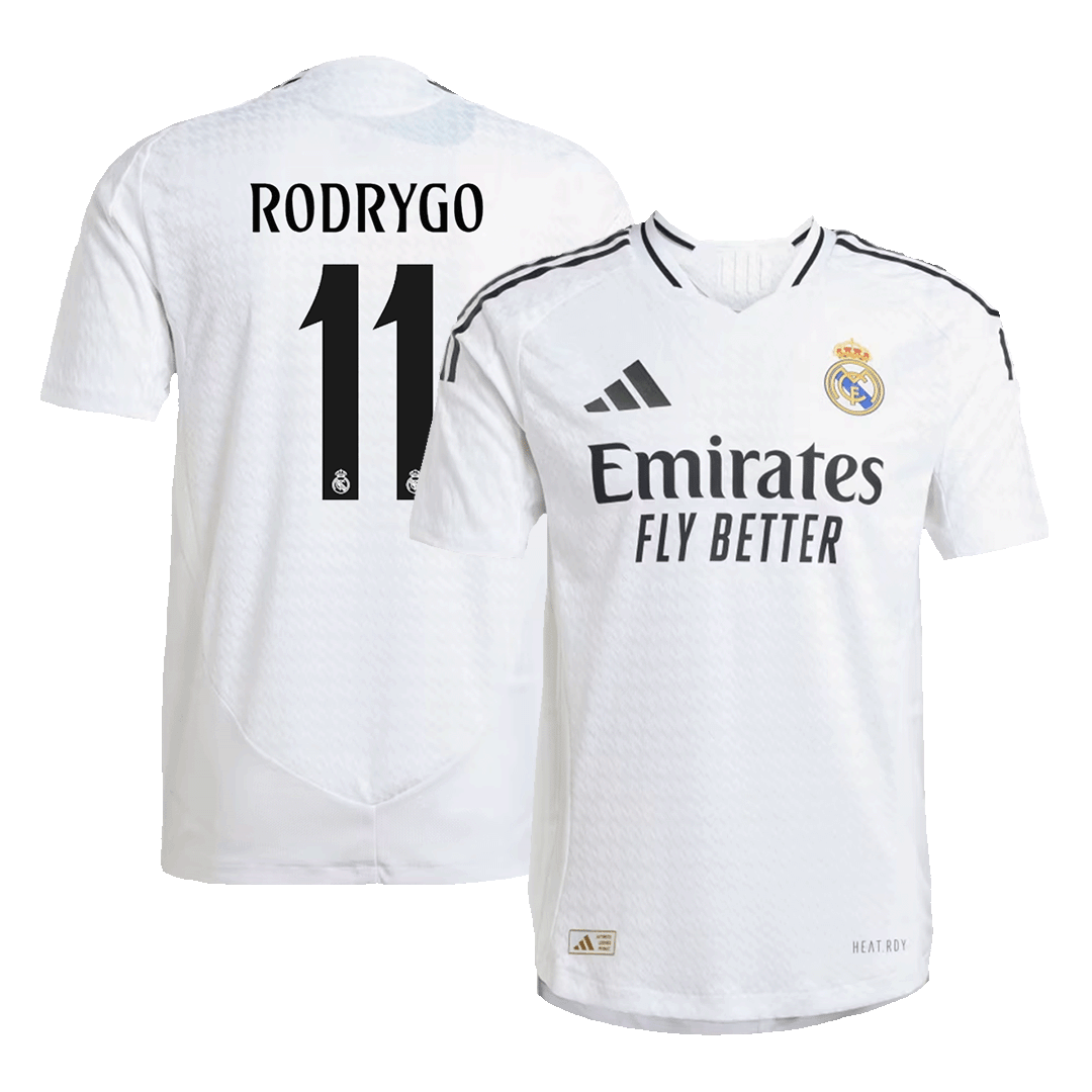 RODRYGO #11 Real Madrid Home Soccer Jersey 2024/25 Player Version
