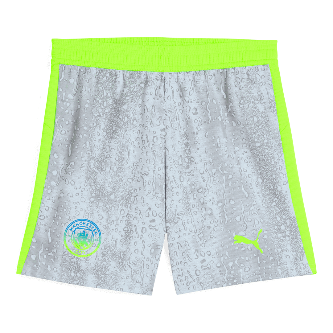 Manchester City Third Away Soccer Jersey Kit(Jersey+Shorts+Socks) 2025/26 - Image 15