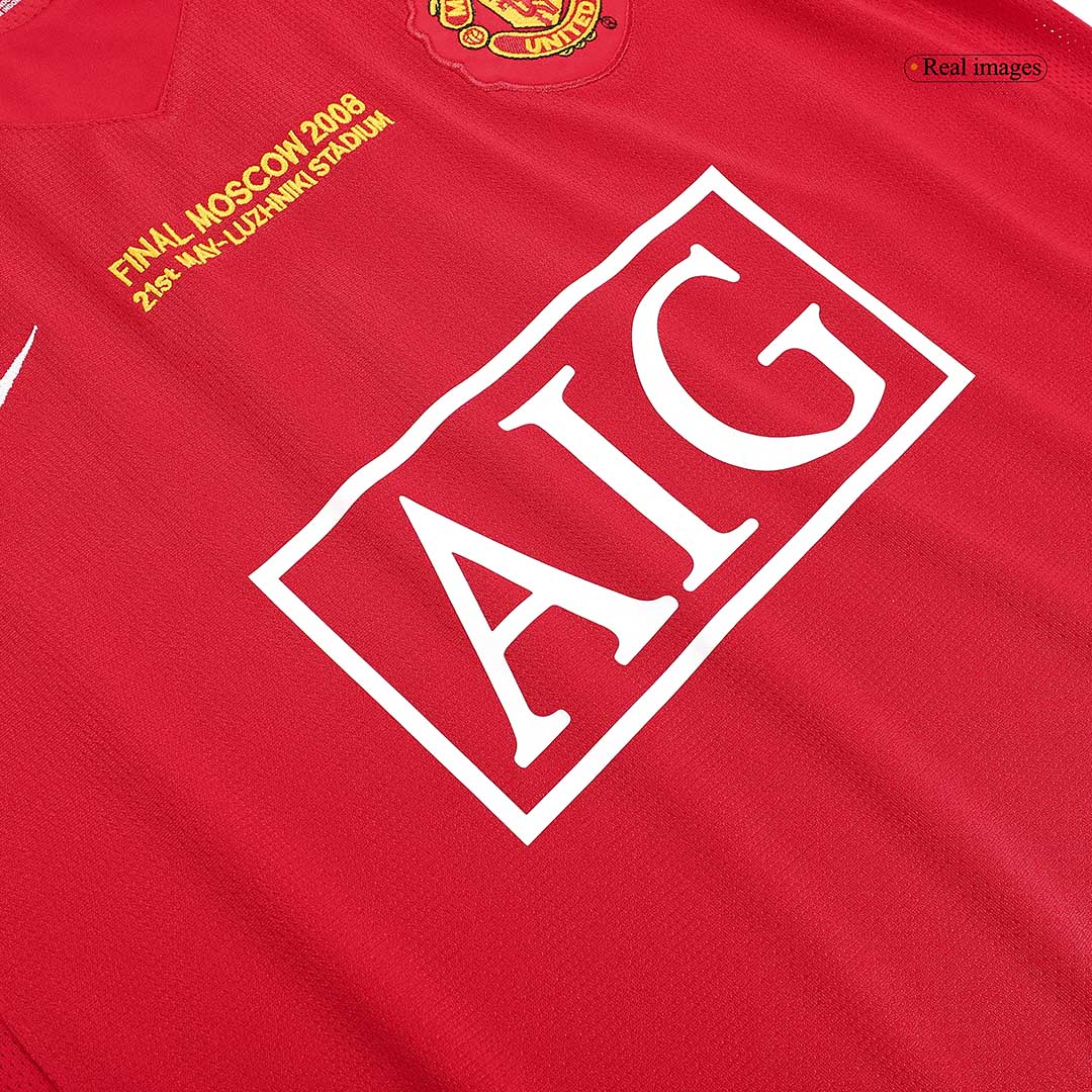 Retro RONALDO #7 2007/08 Manchester United Home Soccer Jersey - Image 6