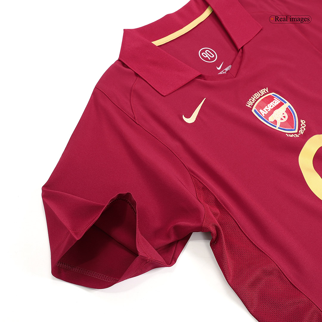 Retro 2005/06 Arsenal Home Soccer Jersey - Image 6