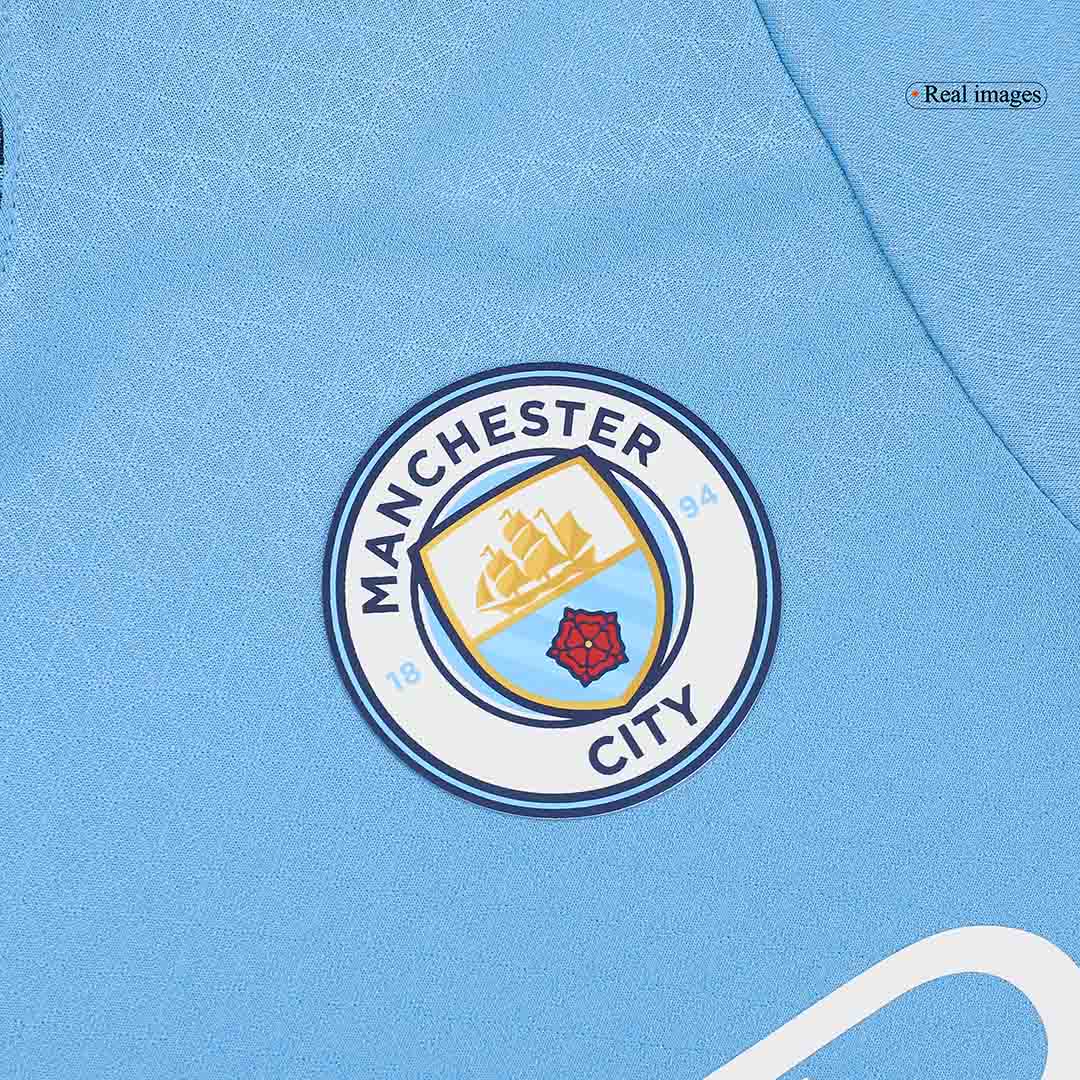 RODRIGO #16 Manchester City Home Soccer Jersey 2024/25 - UCL Player Version - Image 5