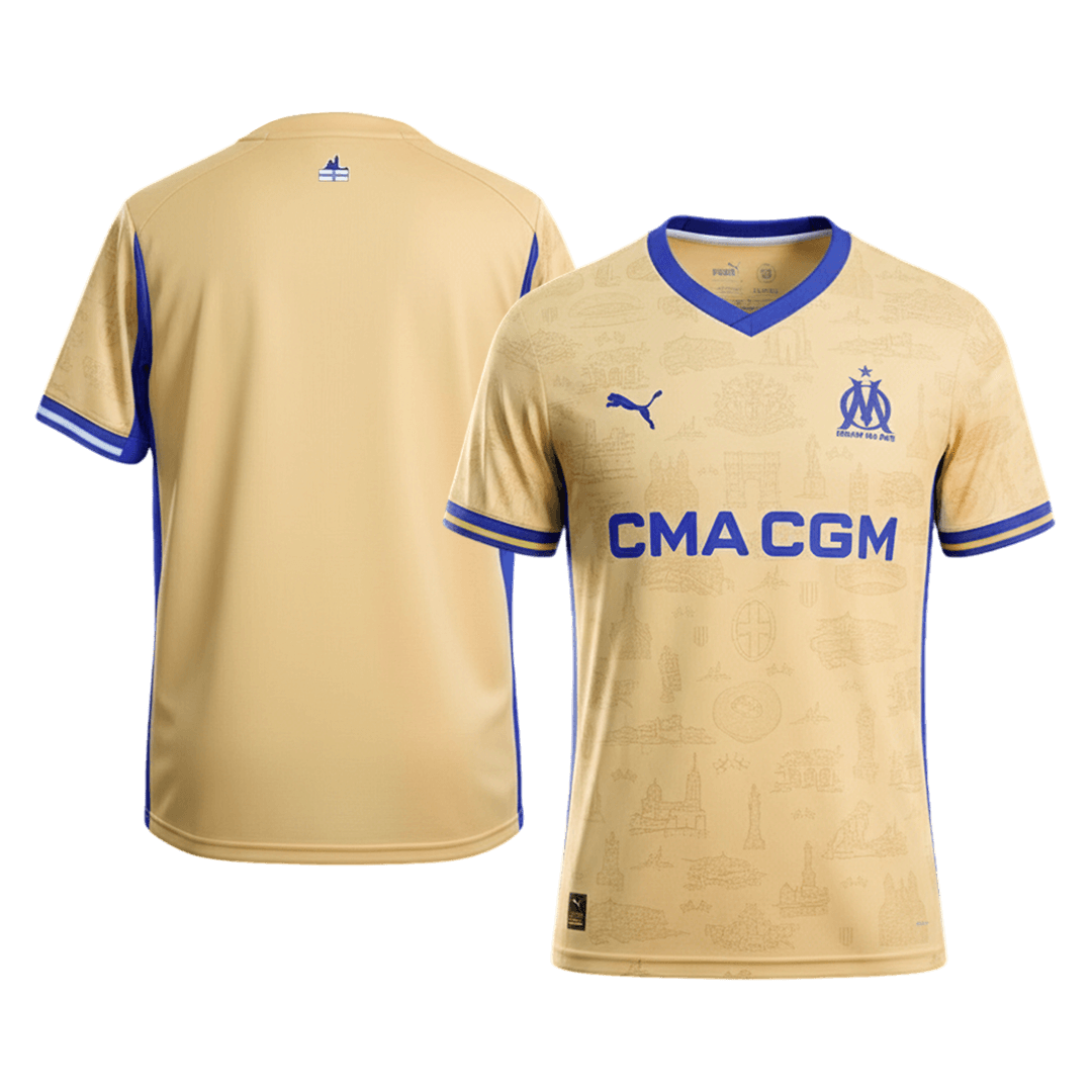 Marseille Fourth Away Soccer Jersey 2025/26 - Image 3