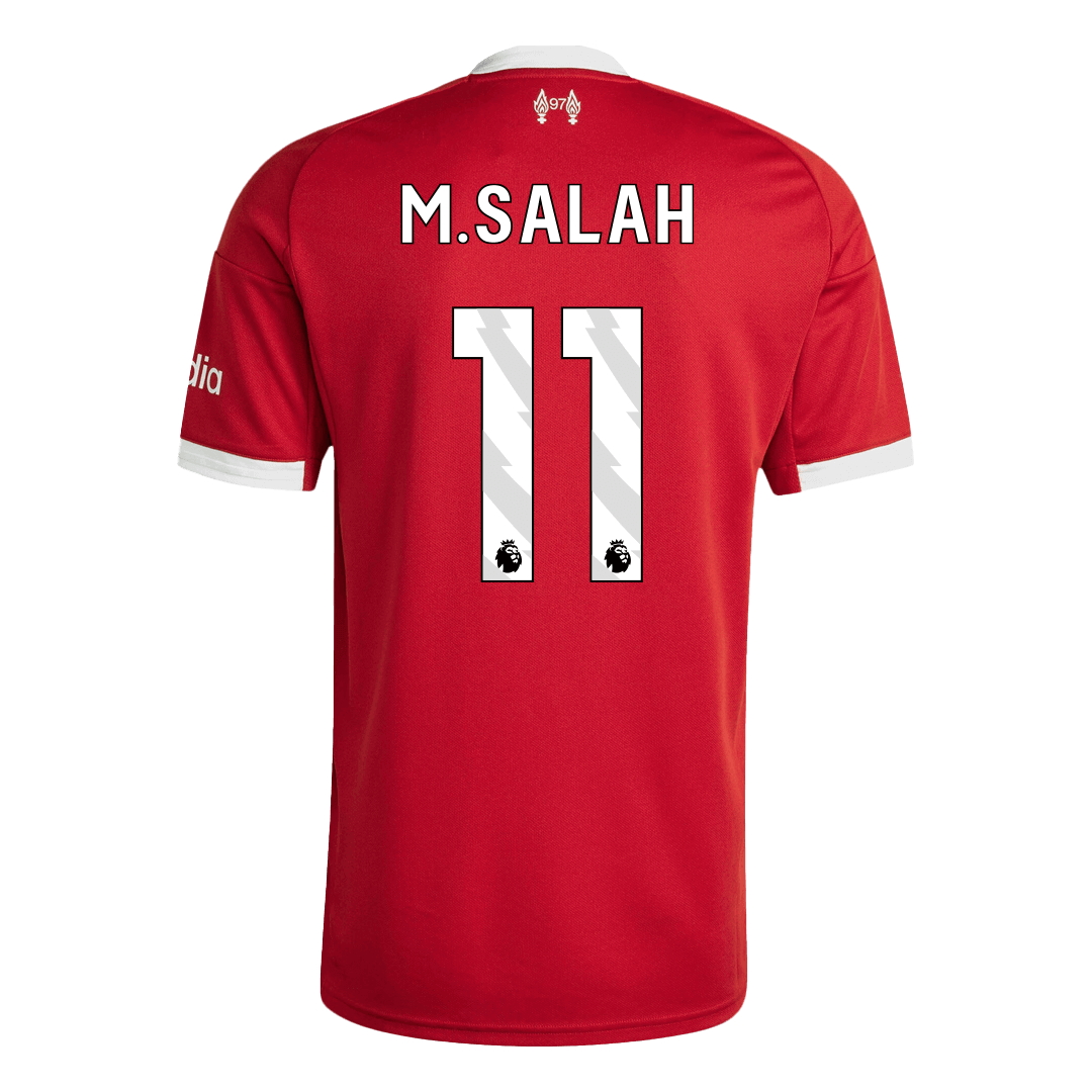 M.SALAH #11 Liverpool Home Soccer Jersey 2025/26 - Image 3