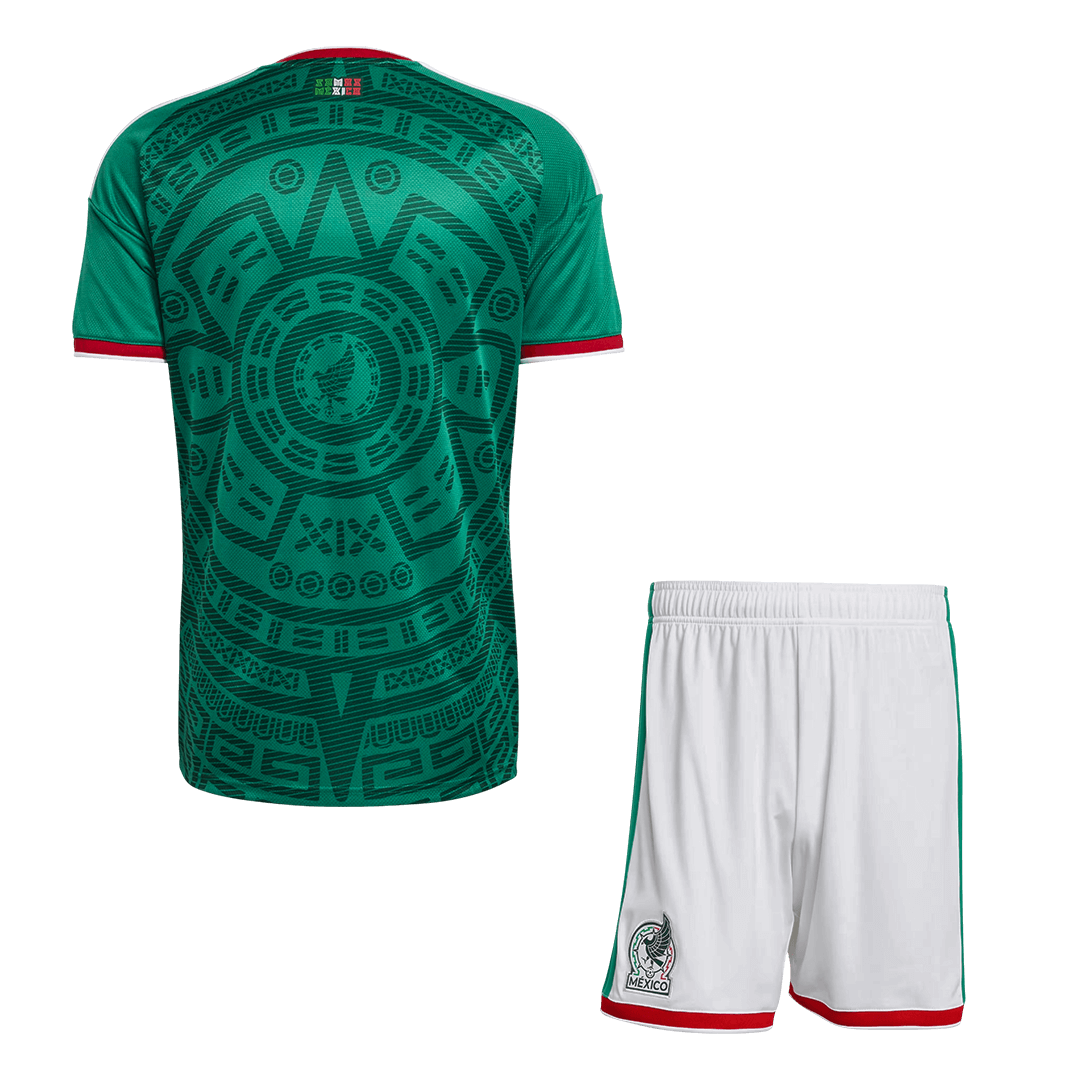 Mexico Home Soccer Jersey Kit(Jersey+Shorts) 2026 - Image 2