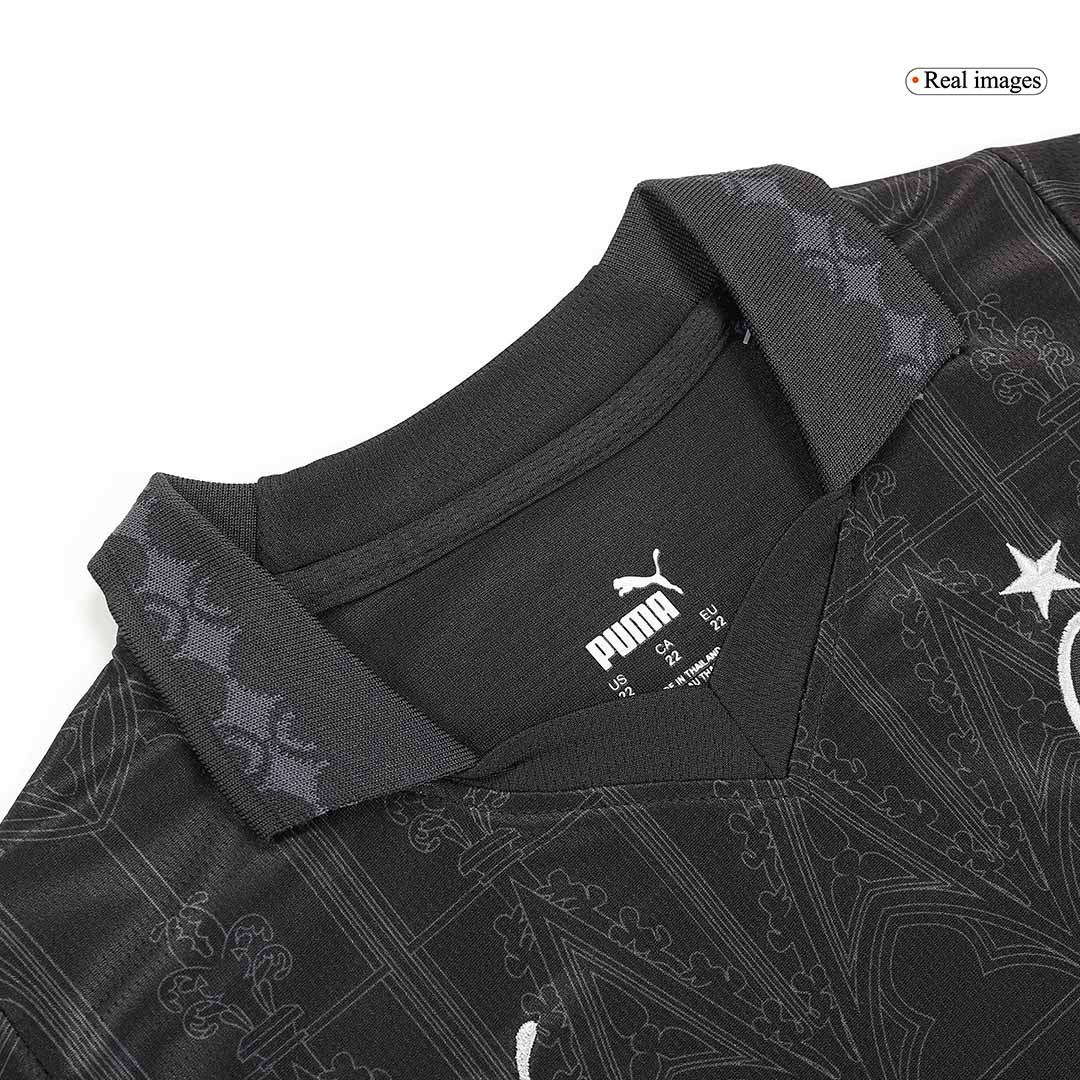 Kid's AC Milan x Pleasures Fourth Away Soccer Jersey Kit(Jersey+Shorts) 2023/24 - Image 6