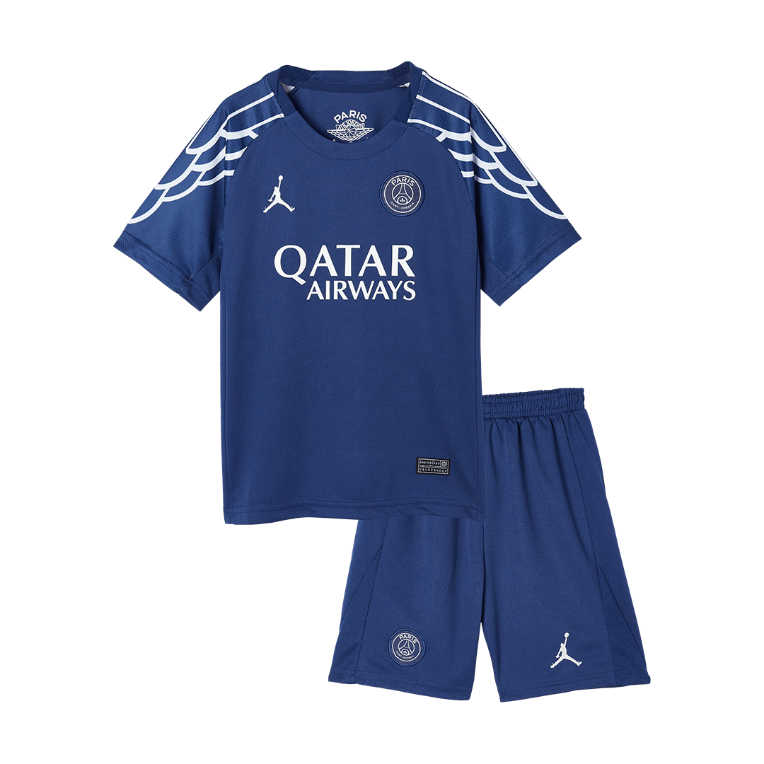 Kid's PSG Fourth Away Soccer Jersey Kit(Jersey+Shorts) 2024/25 - Image 3