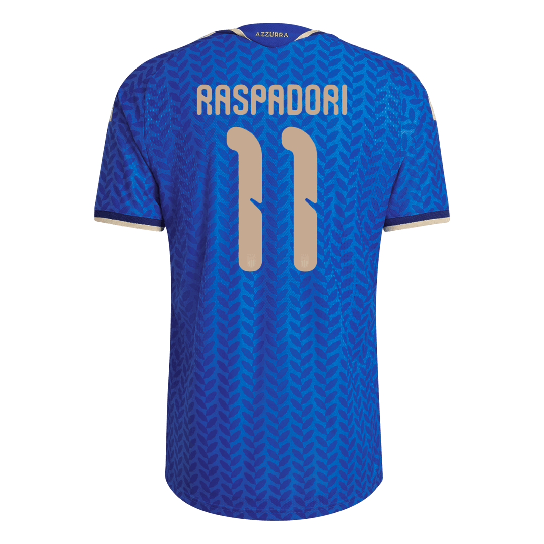 RASPADORI #11 Italy Home Soccer Jersey 2026 Player Version - Image 3
