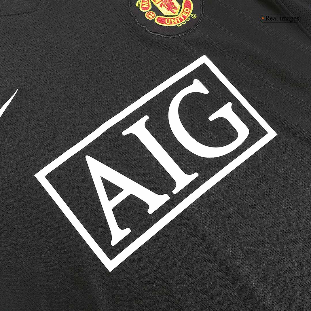Retro RONALDO #7 2007/08 Manchester United Away Long Sleeve Soccer Jersey - Image 5