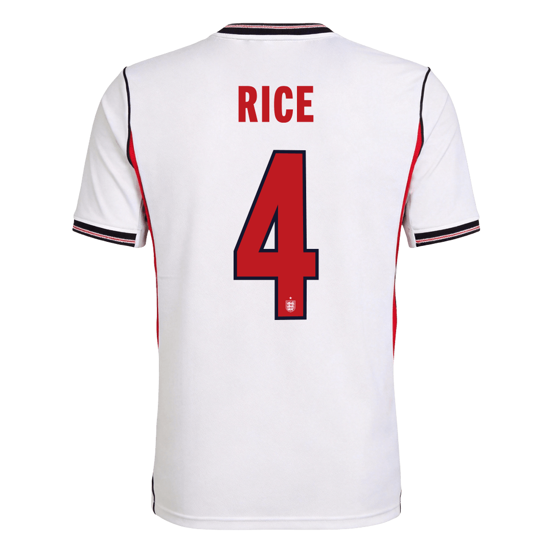 RICE #4 England Home Soccer Jersey 2026 - Image 2