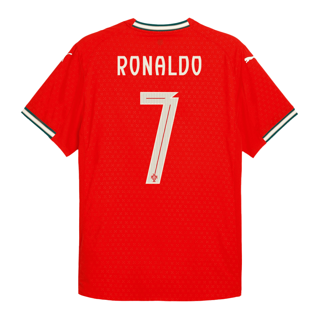 Authentic RONALDO #7 Portugal Home Soccer Jersey 2025 - Image 3