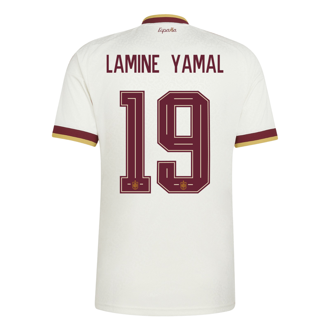 LAMINE YAMAL #19 Spain Away Soccer Jersey 2026 - Image 3