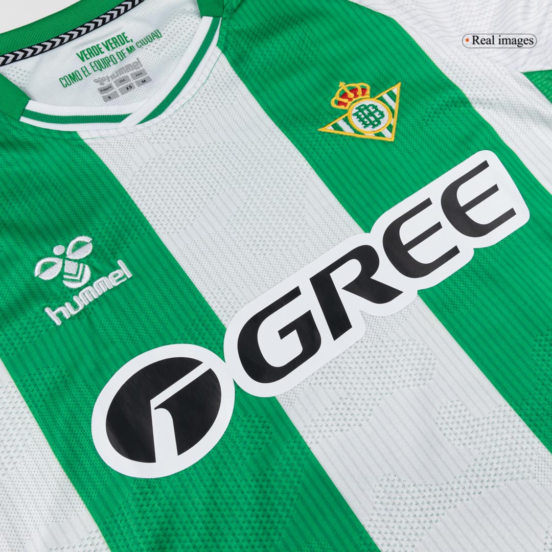 Real Betis Home Long Sleeve Soccer Jersey 2025/26 - Image 8