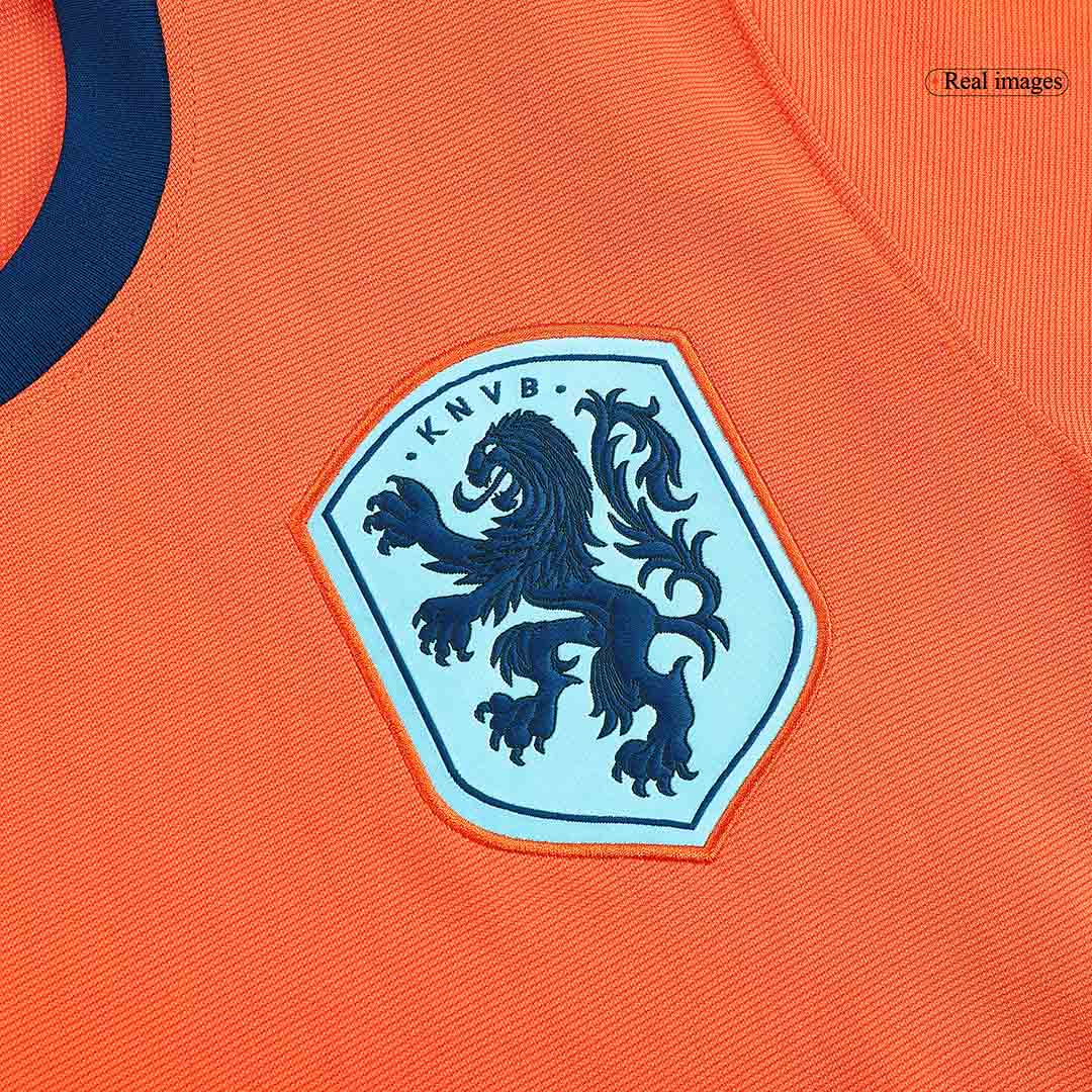 Netherlands Home Soccer Jersey Kit(Jersey+Shorts+Socks) Euro 2024 - Image 10