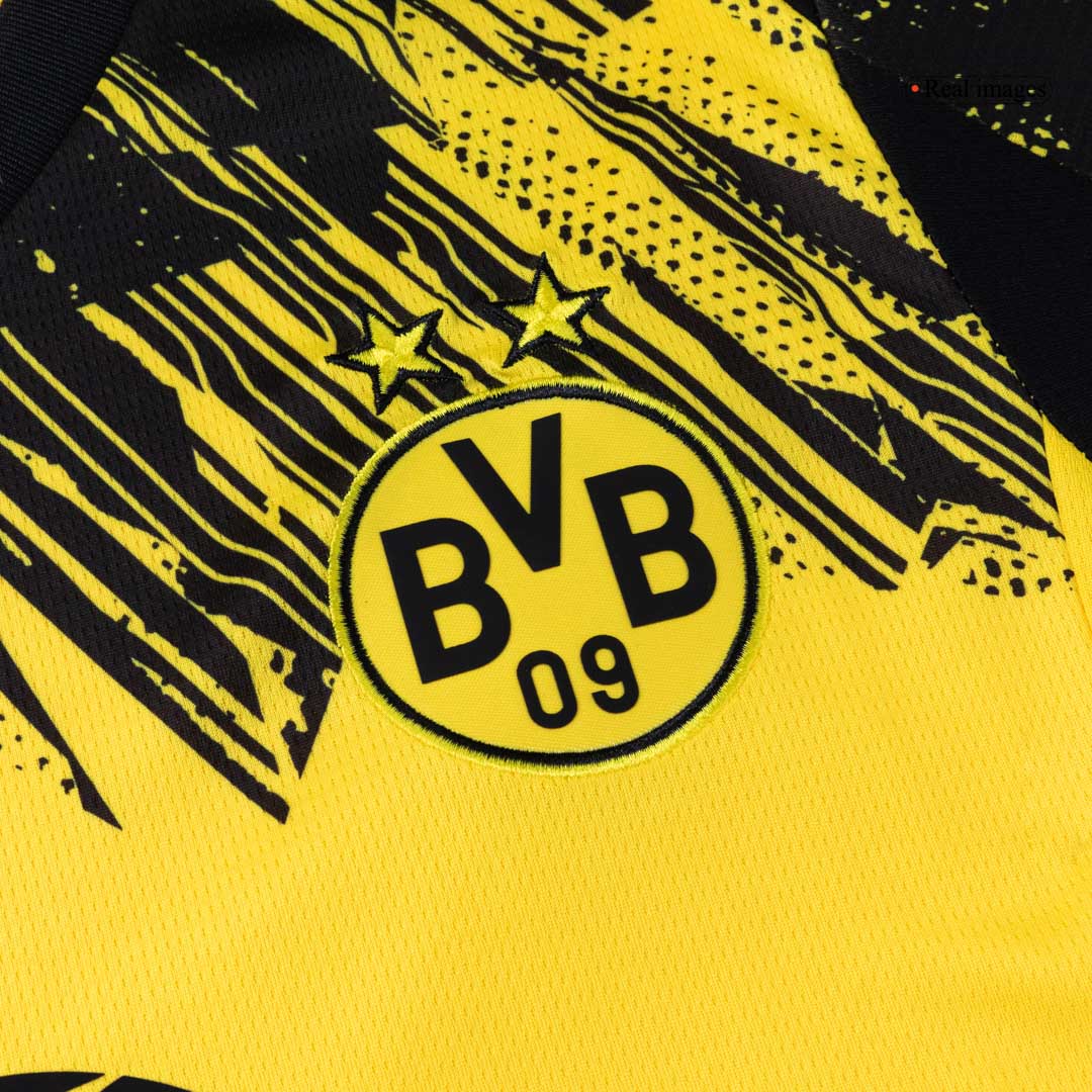 Borussia Dortmund Home Soccer Jersey Kit(Jersey+Shorts) 2025/26 - Image 5