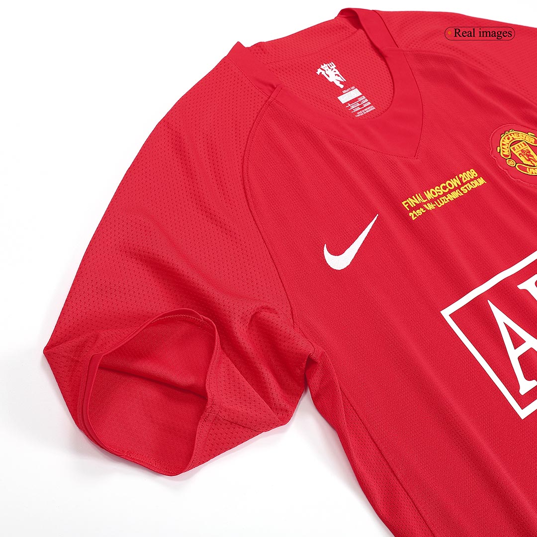 Retro RONALDO #7 2007/08 Manchester United Home Soccer Jersey - Image 8