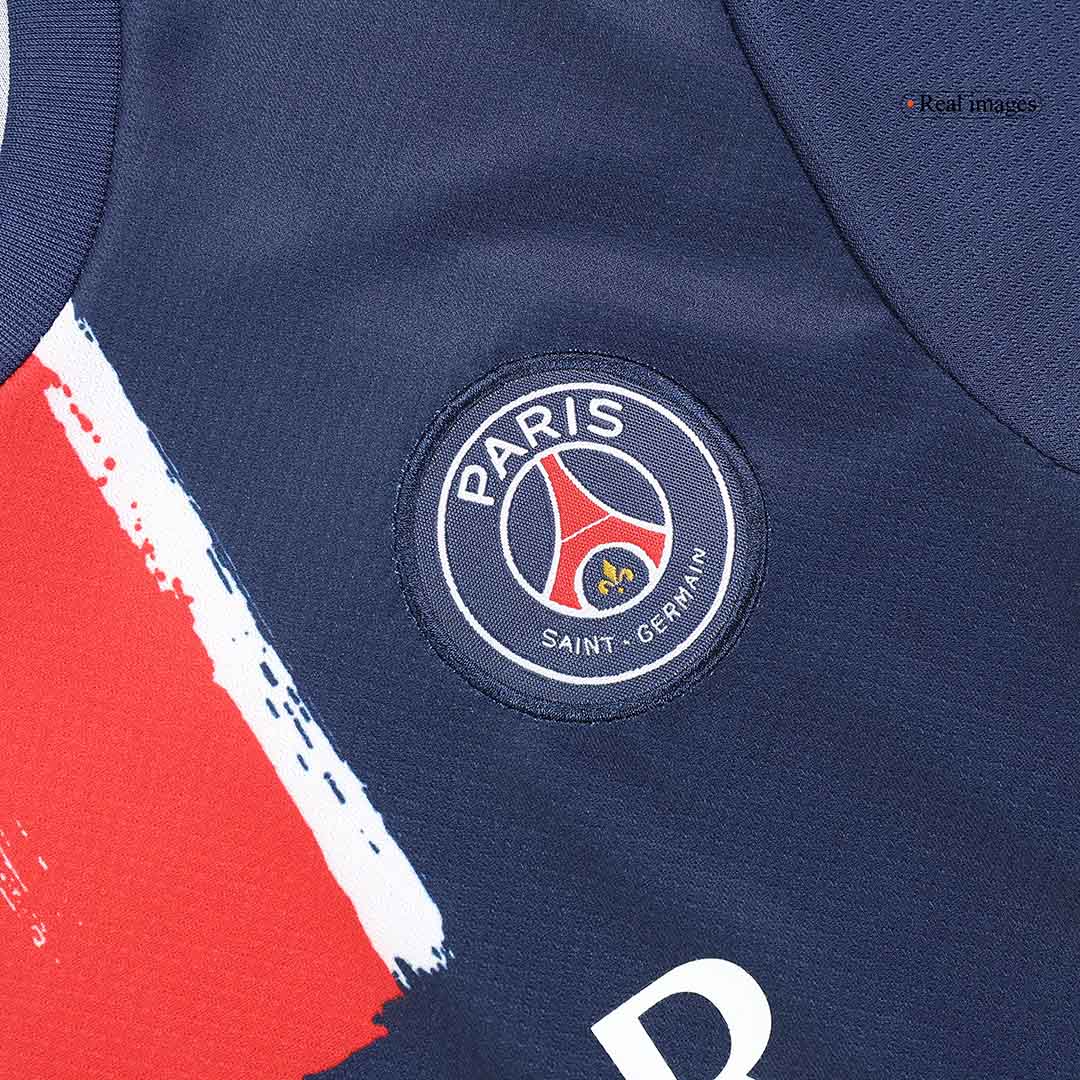 Kid's PSG Home Soccer Jersey Kit(Jersey+Shorts) 2024/25 - Image 9