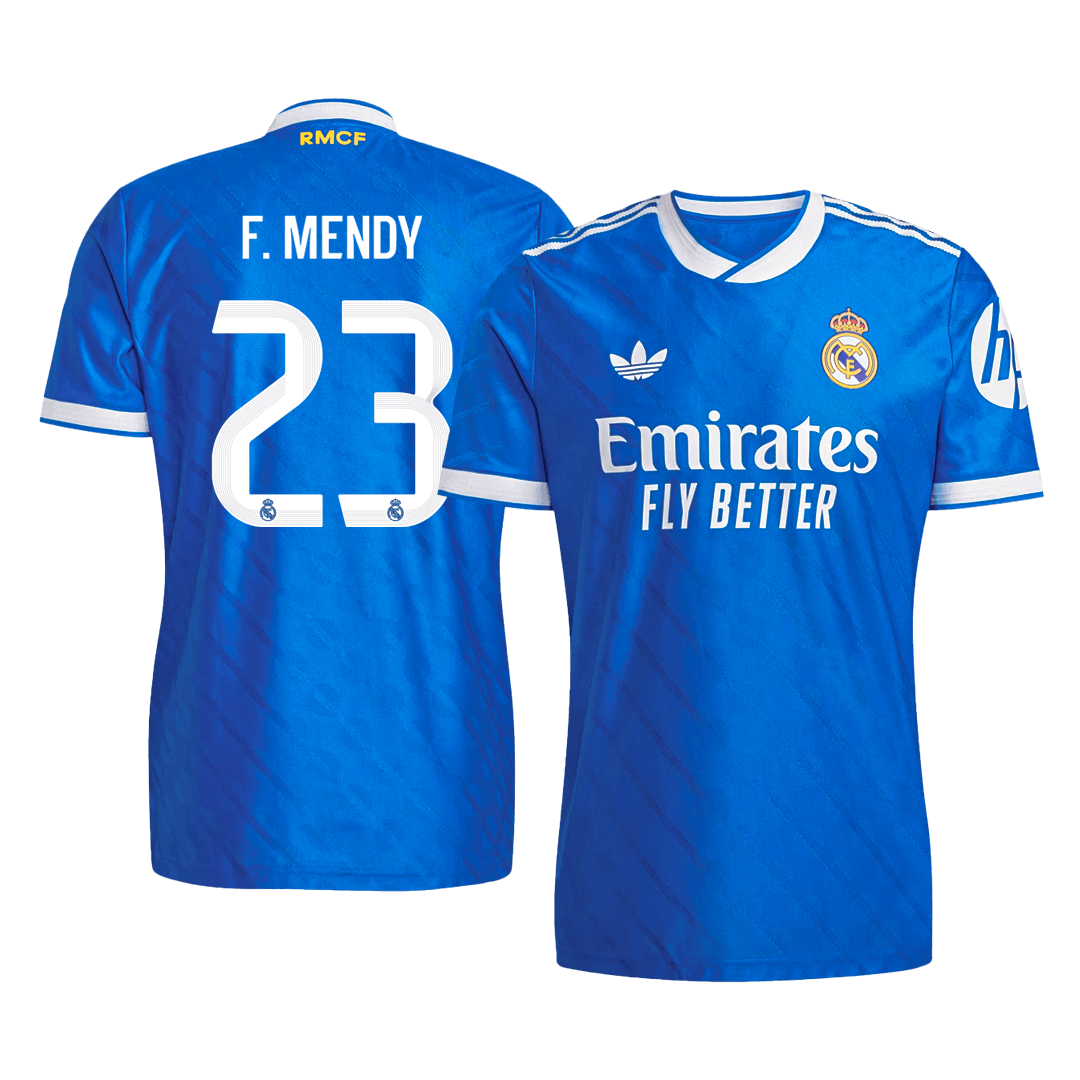 F. MENDY #23 Real Madrid Third Away Soccer Jersey 2025/26 Player Version