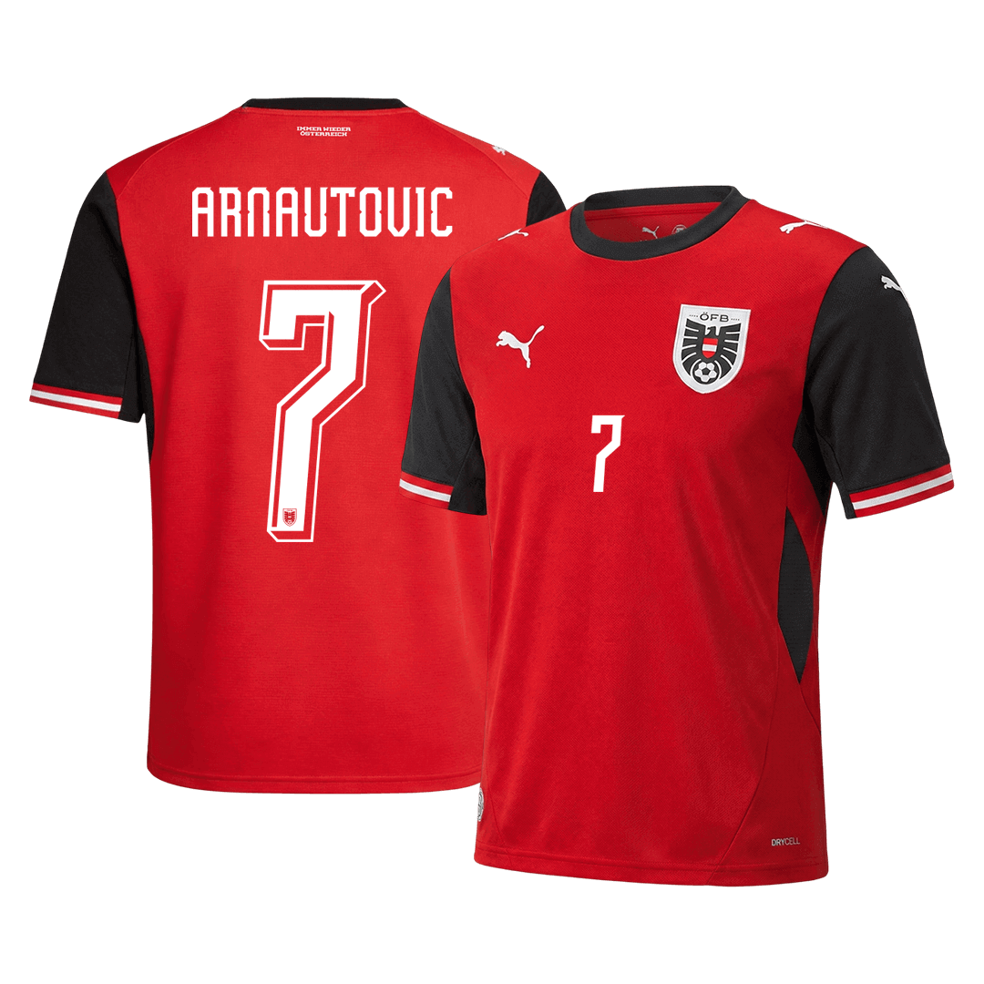 ARNAUTOVIC #7 Austria Home Soccer Jersey 2026
