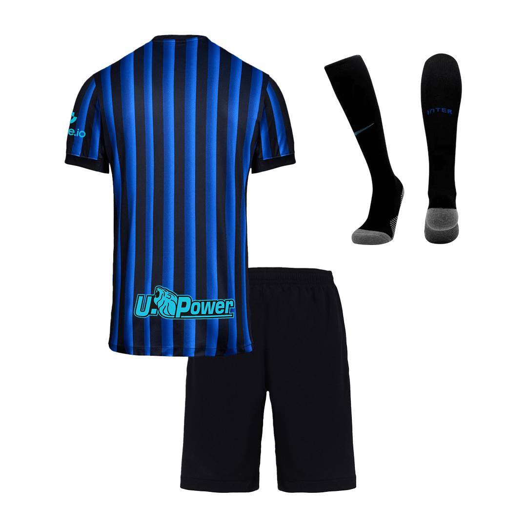 Kid's Inter Milan Home Soccer Jersey Kit(Jersey+Shorts+Socks) 2025/26 - Image 2