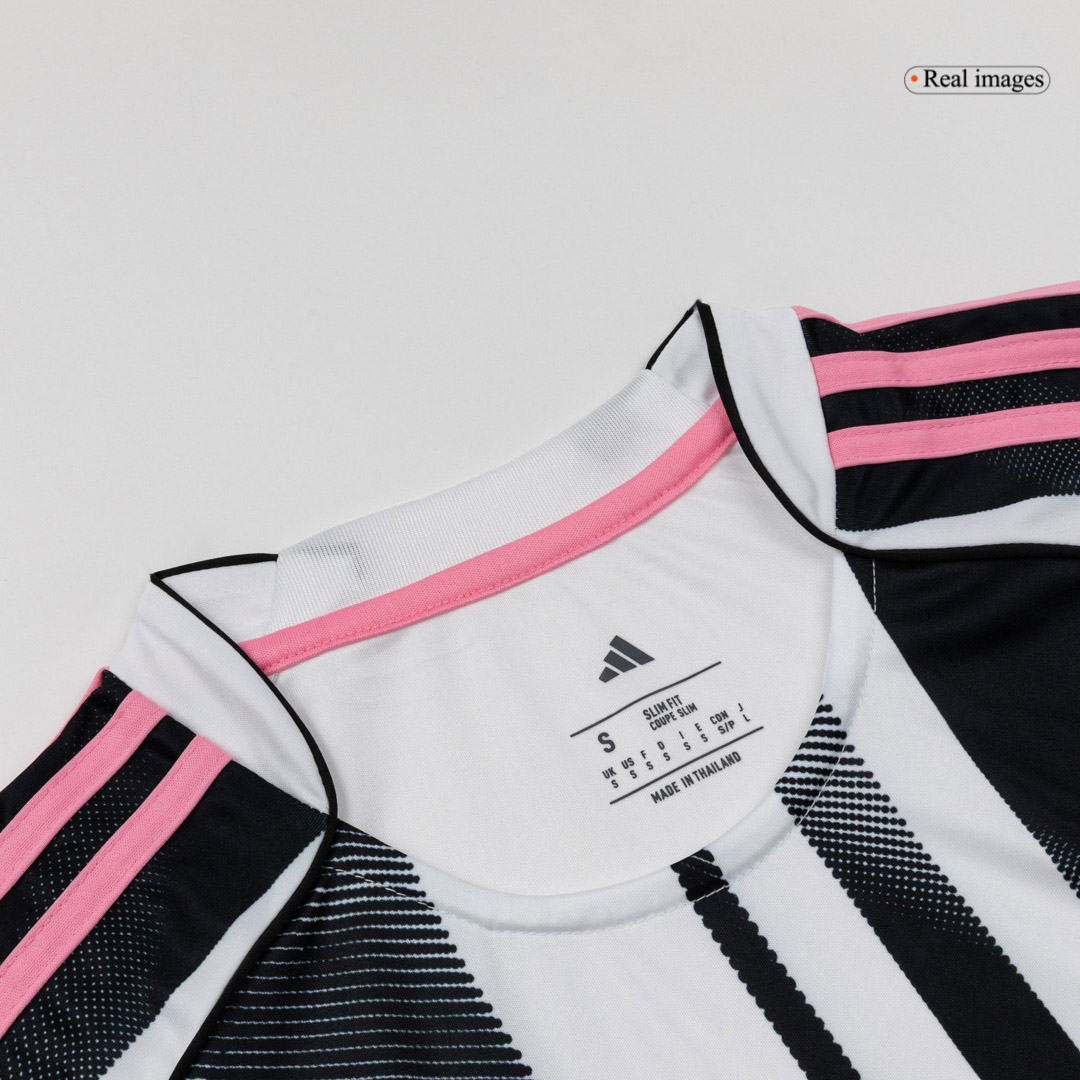 Juventus Home Long Sleeve Soccer Jersey 2025/26 - Image 3