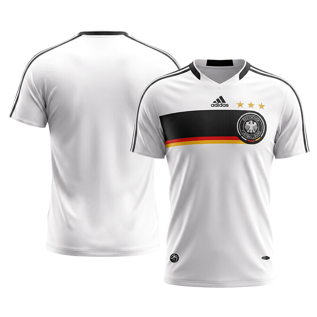 Retro 2008 Germany Home Soccer Jersey - Image 3